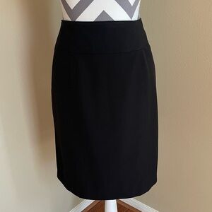 Worthington Classic Black Pencil Skirt - Size: 10
